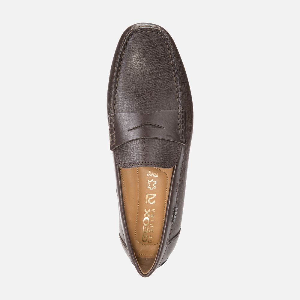 Mocassin Geox Moner 2Fit - Marron - Homme 174392-HYE